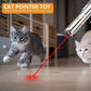 Cat Laser Pointer Toy Rechargeable,Interactive Toy for Cat Kitten Dog with a Mouse Toy,Silver