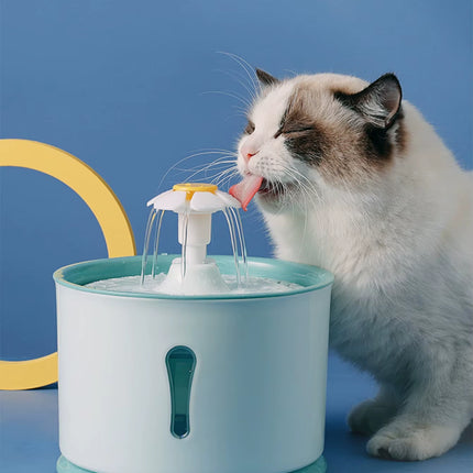 1 Pet Smart Water Dispenser with Automatic Circulating Filtration and Water Feeder Suitable for Cats and Dogs