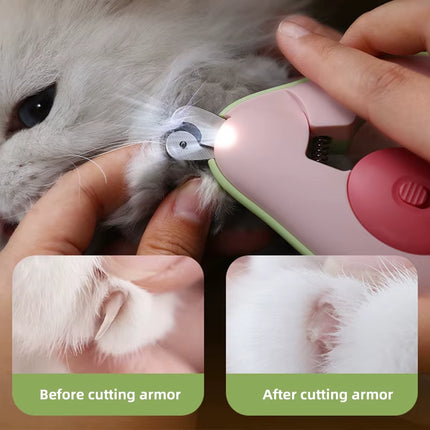 Cat Nail Clippers round Hole Cat Nail Clippers Nail Clippers Special Cat Nail Clippers Novice Scissors Pet Supplies