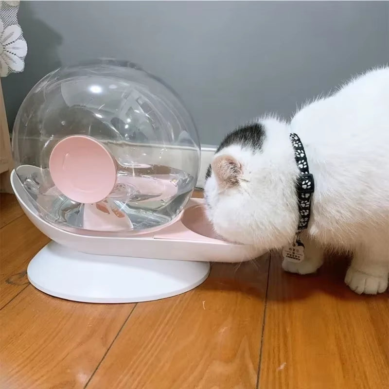 Cat Automatic Water Dispenser Dog Snail Drinking Bowl 2.8L Large-Capacity Filter Kitten Drinker No Electricity Pet Accessories