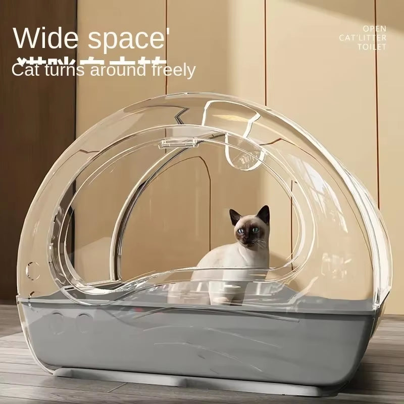 Cat Litter Box Fully Enclosed Drawer Type Cat Litter Box Anti-Splash and Odor Isolation Cat Toilet Extra Large Cat Litter Box