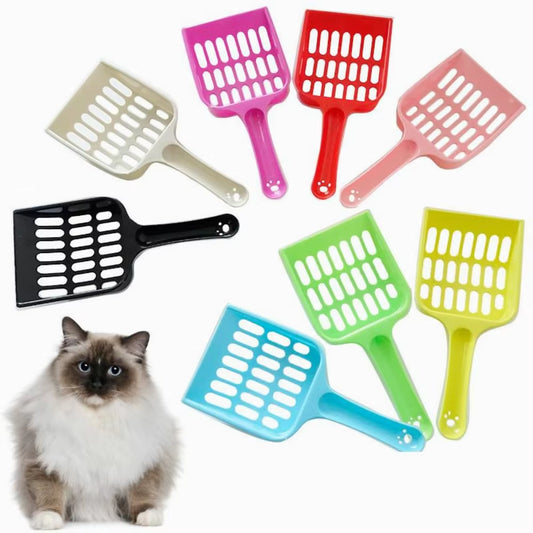 1 PC Cat Litter Shovel Scoop Plastic Pet Toilet Poop Artifact Garbage Sand Shovel Pet Cleaning Artifact Cat Litter Scoop