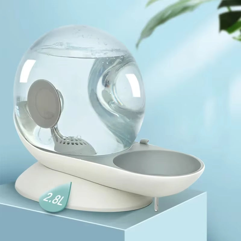 Cat Automatic Water Dispenser Dog Snail Drinking Bowl 2.8L Large-Capacity Filter Kitten Drinker No Electricity Pet Accessories