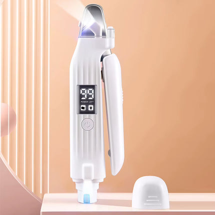 2 in 1 Rechargeable Electric Dog Nail Grinder and Clipper Low Vibration Pet Trimmer Ideal for Dogs and Cats