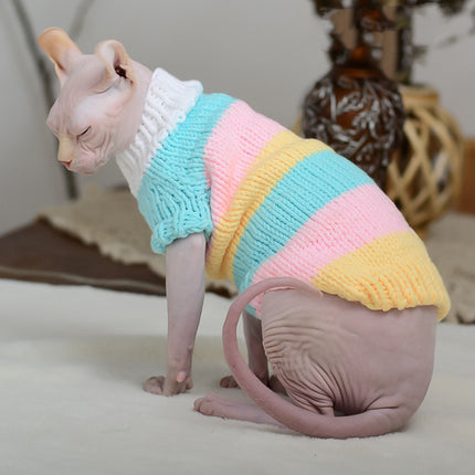 Cozy Warm Sweater for Hairless Cats - Stylish Pet Apparel
