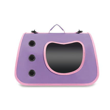 Portable Pet Carrier Bag for Small Dogs Cats Outdoor Foldable Cat Bag Breathable Cat Shoulder Bag Kitten Carrying Bag