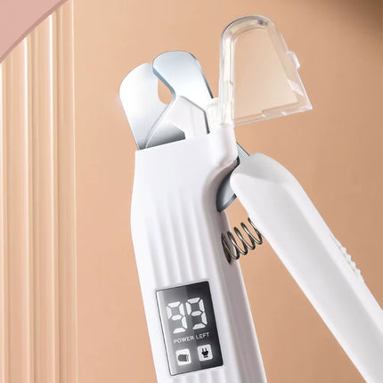 2 in 1 Rechargeable Electric Dog Nail Grinder and Clipper Low Vibration Pet Trimmer Ideal for Dogs and Cats