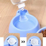 Cat Pet Automatic Feeder Water Dispenser Cute Mushroom Large Capacity Food Container Pet Bowl Water Storage Device Supplies