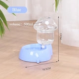 Cat Pet Automatic Feeder Water Dispenser Cute Mushroom Large Capacity Food Container Pet Bowl Water Storage Device Supplies