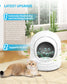 85L Self Cleaning Litter Box,Automatic Litter Box with App Control,Odor Removal,White