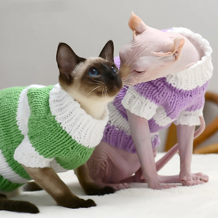 Cozy Warm Sweater for Hairless Cats - Stylish Pet Apparel