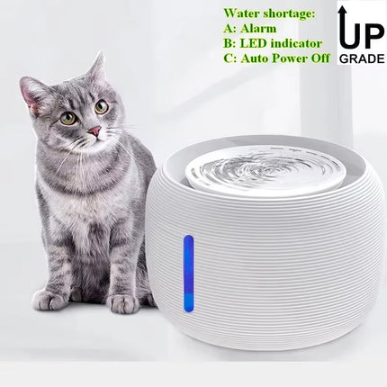 Cat Automatic Drinking Waterer Streaming Live Pet Smart Feeder Cat No Wet Mouth Silent Waterer Cat Water Fountain