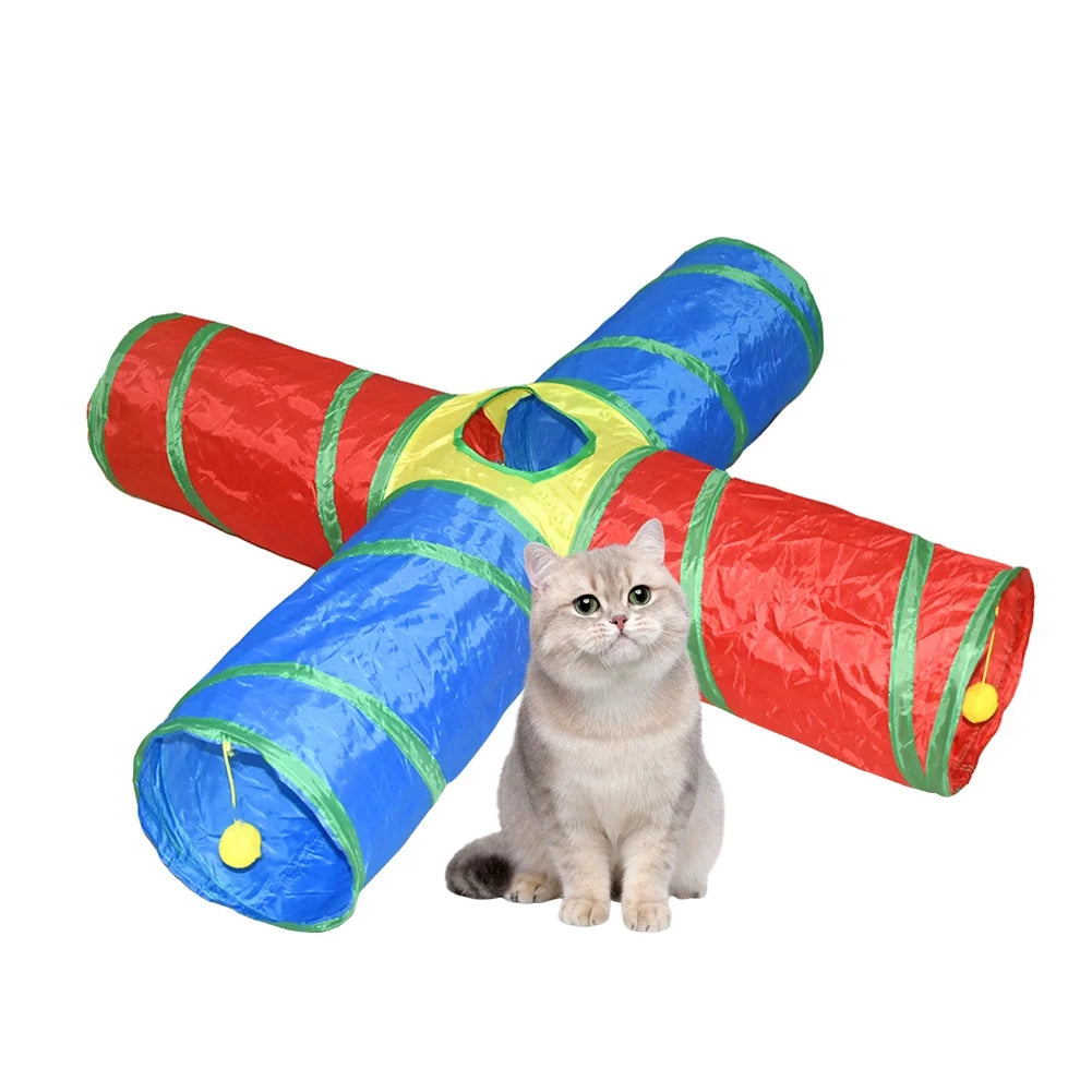 Cat Tunnel Interactive Cat Toy Cat Tunnels for Indoor Cats