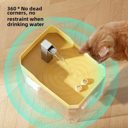 Automatic 1.5L Pet Water Fountain Filter Mute Cat Drink Bowl Pet Mobile Water Dispenser for Dog and Cat Water Feeding Supplies