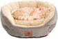 Cat Beds for Indoor Cats,Kitten Bed,Dog Bed for Extra Small Dogs Breeds,Puppy Kennel Bed, Comfy Durable Pet Sleeping Bed, Washable Roun Cat Bed & Non-Slip Bottom, Size 18"L X 18"W X 6.5"Th