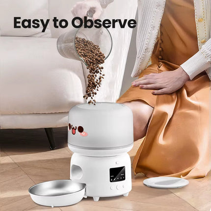 Wifi Automatic Cat Feeder 3L Smart Pet Food Dispenser APP Remote Control Pet Feeder Feeding Food Bowl Cat Accessories