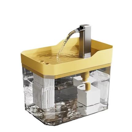 Automatic 1.5L Pet Water Fountain Filter Mute Cat Drink Bowl Pet Mobile Water Dispenser for Dog and Cat Water Feeding Supplies