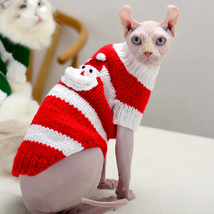 Cozy Warm Sweater for Hairless Cats - Stylish Pet Apparel