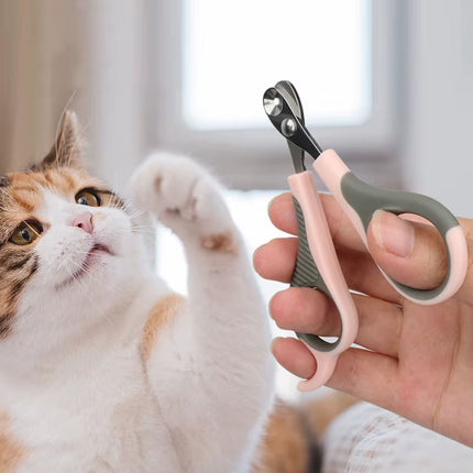 Cat Nail Clippers Pet Clippers Dog Grooming Cleaning Pet Nail Cat Elbow Cat Nail Clipper Dog Nail Beauty Scissors Pet Supplies