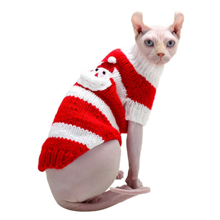 Cozy Warm Sweater for Hairless Cats - Stylish Pet Apparel