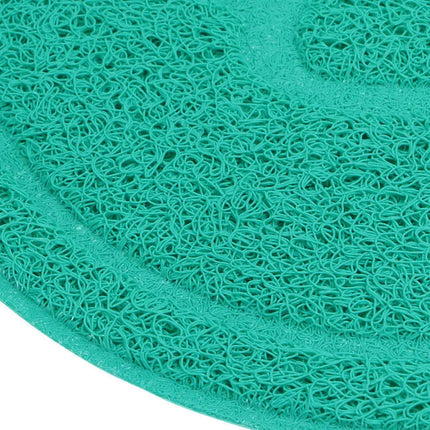 Cat and Dog Pet Mat Cute Cat Litter Pad Foot Mat Non-Slip Dish Bowl Food Feed Mat Pad Placement Pet Accessories