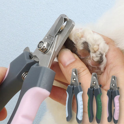 Pet Cat Dog Nail Clippers Stainless Steel Grooming Nail Dog Cat Nail Trimmer Labor-Saving Nail Clipper Pet Supplies