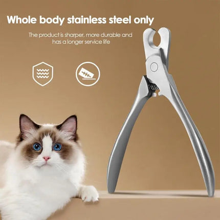 Professional Stainless Steel Pet Nail Clipper for Cat 