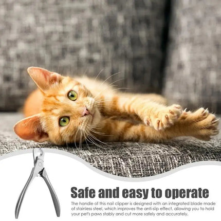 Professional Stainless Steel Pet Nail Clipper for Cat 