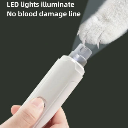 Electric Automatic Pet Nail Grinder for Dogs Cats Toe Paws Clippers USB Chargeable Trimmer Painless Paws Grooming Pet Nail Pets