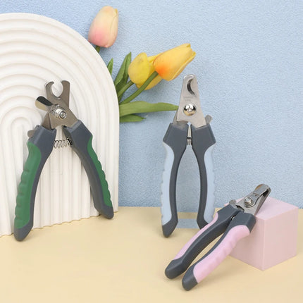 Pet Cat Dog Nail Clippers Stainless Steel Grooming Nail Dog Cat Nail Trimmer Labor-Saving Nail Clipper Pet Supplies