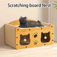 Ultimate Cat Scratch Sofa: Durable Cardboard Nest & Interactive Toys for Year-Round Fun!