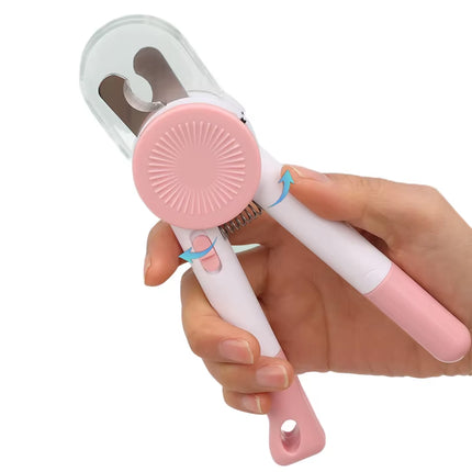 Led-Lit Pet Nail Clippers with Safety Guard - Designed for Cats and Dogs Splash Proof Stainless Steel Pet Nail Clippers