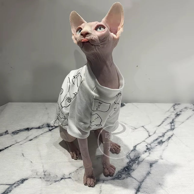 Sphinx 100% Cotton T-Shirts for Cats and Dogs - Stylish and Comfortable Pet Apparel