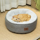 Cat Beds for Indoor Cats,Kitten Bed,Dog Bed for Extra Small Dogs Breeds,Puppy Kennel Bed, Comfy Durable Pet Sleeping Bed, Washable Roun Cat Bed & Non-Slip Bottom, Size 18"L X 18"W X 6.5"Th