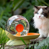 Cat Automatic Water Dispenser Dog Snail Drinking Bowl 2.8L Large-Capacity Filter Kitten Drinker No Electricity Pet Accessories