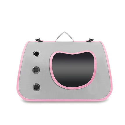 Portable Pet Carrier Bag for Small Dogs Cats Outdoor Foldable Cat Bag Breathable Cat Shoulder Bag Kitten Carrying Bag