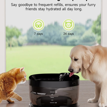 7L Wireless Dog Water Fountain Auto Sensor Drinking Fountain for Dogs Cat Drinker Pet Water Dispenser Accessories