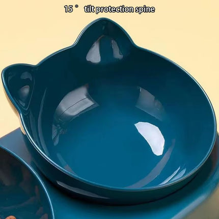 Pet Cat Bowl Automatic Feeder Cat Feeder Bowl with Dog Water Bottle Automatic Drinking Pet Bowl Cat Food Bowl Pet Waterer
